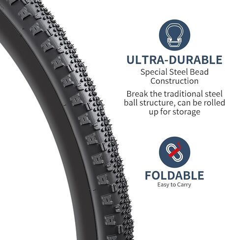 YUNSCM 2-PCS 700C Bike Tires 700x38C/40-622 and 700C Heavy Duty Bike Tubes Schrader Valve Compatible with 700x36C 700x37C 700 x 38C 700x39C 700x40C Bike Bicycle Tires and Tubes (Y-1005) in Saudi Arabia