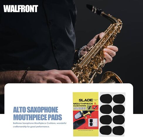 Baritone Saxophone Mouthpiece Cushions Pads Saxophone Mouthpiece Cushions and Patches for Music Lovers Baritone Saxophone Mouthpiece Pads Cushions (0.8mm) in Saudi Arabia