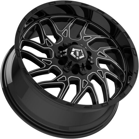 TIS 544B 22X10 Gloss Black Wheel - 8X6.50 Bolt Pattern, +10mm Offset, Hub Bore 125.2mm in Saudi Arabia