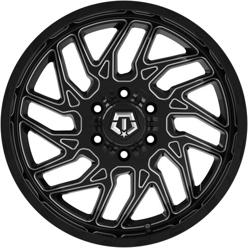TIS 544B 22X10 Gloss Black Wheel - 8X6.50 Bolt Pattern, +10mm Offset, Hub Bore 125.2mm in Saudi Arabia