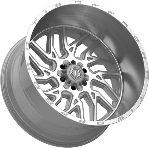 TIS 544B 22X10 Gloss Black Wheel - 8X6.50 Bolt Pattern, +10mm Offset, Hub Bore 125.2mm in Saudi Arabia