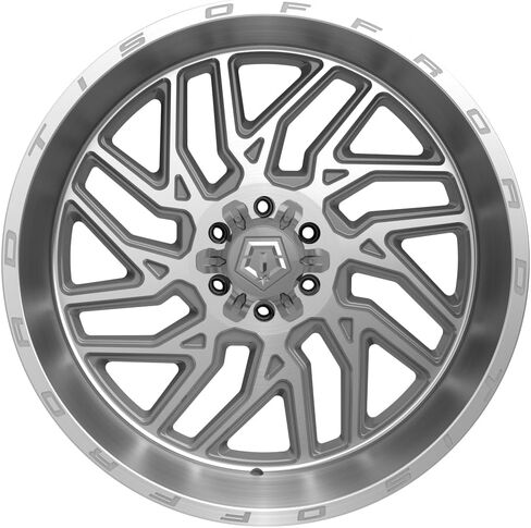 TIS 544B 22X10 Gloss Black Wheel - 8X6.50 Bolt Pattern, +10mm Offset, Hub Bore 125.2mm in Saudi Arabia