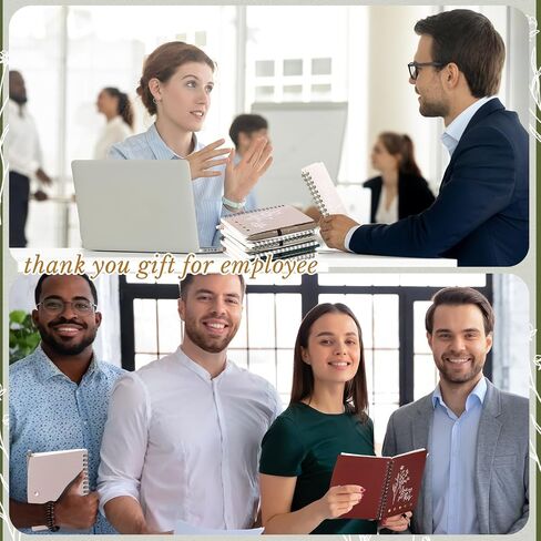 20 مجموعة/40 PCS هدايا تقدير الموظف Bulk A6 Journal Inspirational Journal مع قلم نقاط الحبر وملاحظة لزجة شكرا لك هدايا دفتر للموظف معلم طالب العمل in Saudi Arabia