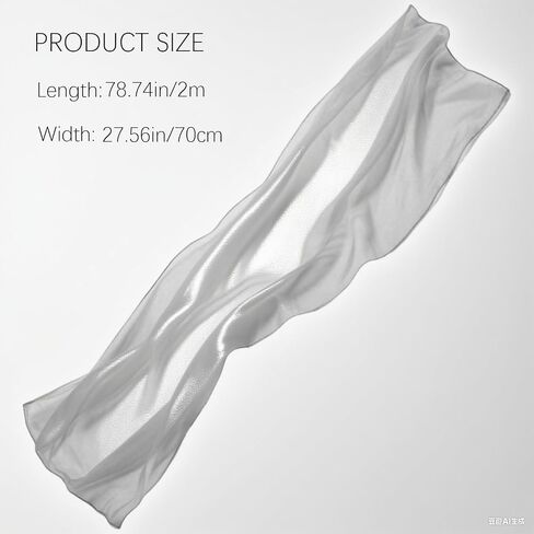Jolbndcv Soft Chiffon Women's Scarfs Shawl and Wraps for Evening Dresse Lightweight Silky Wedding Shawl Wraps Bridal Scarve in Kuwait
