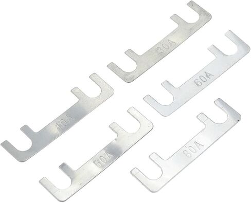 Car Audio Fuse Power Fuse Holder 30-150A Stereo Audio Single Way Fuse Holder Power Distribution Block Fusebox Car Fuse(1Set Fuse Holder-4,125A) in Saudi Arabia
