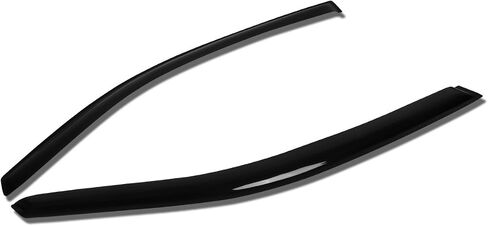 DNA MOTORING WVS-T2-0153 Vent Window Visor Deflector Rain/Sun Guard, Dark Smoke, 4 Piece in Saudi Arabia