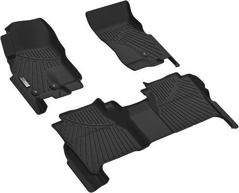 Floor Mats for 2025 2026 Nissan Kicks,TPE All Weather Protection Slush 1st & 2nd Row Floor Liners Black in Kuwait