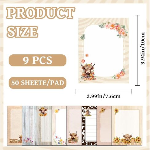 Nee Gift Licky Notes - 9 PCS Bee Homed Homed Honey Bees Self Stick Note Pads To Do List Memo Pads لمحبي Bee Students Teacher Office School Scend in Kuwait