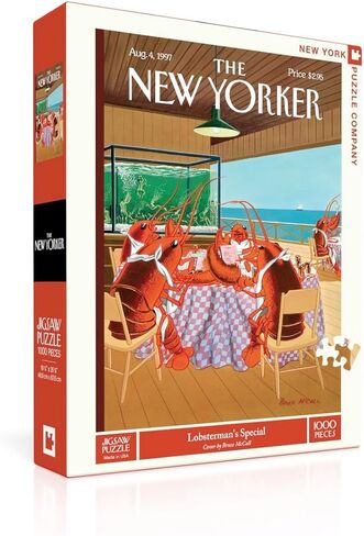 New York Puzzle Company - New Yorker Seaside Cafe - 500 قطعة Jigsaw Puzzle in Saudi Arabia