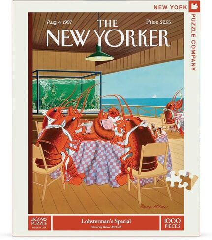 New York Puzzle Company - New Yorker Seaside Cafe - 500 قطعة Jigsaw Puzzle in Saudi Arabia