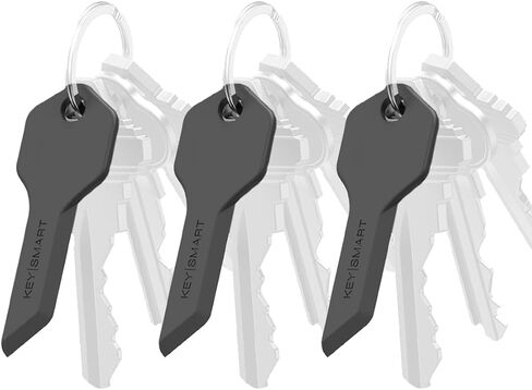 فتاحة صندوق الأمان KeySmart - فتاحة حزمة آمنة على شكل مفتاح للحمل اليومي، مع حماية للأصابع تناسب تمامًا سلسلة المفاتيح أو داخل KeySmart (أسود) in Kuwait