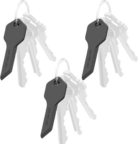فتاحة صندوق الأمان KeySmart - فتاحة حزمة آمنة على شكل مفتاح للحمل اليومي، مع حماية للأصابع تناسب تمامًا سلسلة المفاتيح أو داخل KeySmart (أسود) in Kuwait