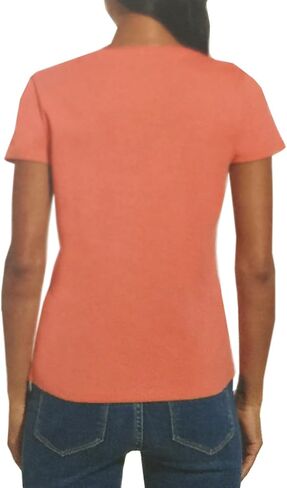 DKNY Women's Short Sleeve Crew Neck Organic Cotton Tee (Large, White) in Saudi Arabia