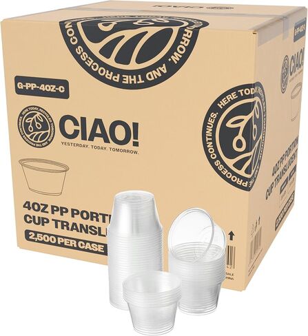 CIAO! 2OZ PP Clear Portion Cup, Lids Sold Separately (Case of 2,500) in Kuwait