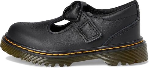 Dr. Martens Girls Polley II Y (Big Kid) Mary Jane Flat, Black, 6 in Saudi Arabia