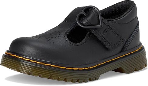 Dr. Martens Girls Polley II Y (Big Kid) Mary Jane Flat, Black, 6 in Saudi Arabia