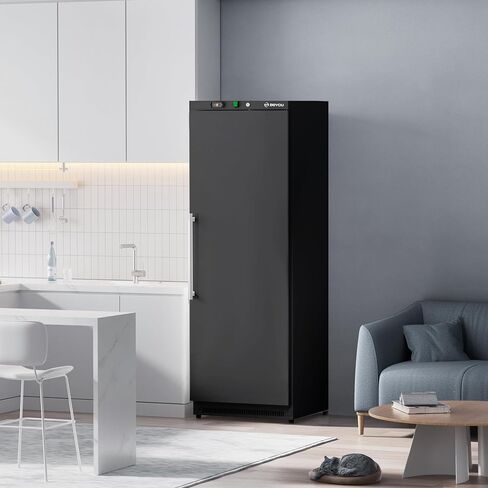 Beyou التجاري الثلاجة في وضع مستقيم ، 10.7 Cu. Ft.Reach-in Freezer باللون الأبيض باب واحد in Kuwait