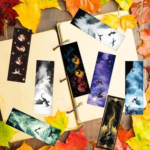 هدايا Cool Dragon Dragon - 20 PCS إشارة مرجعية رائعة لعشاق الكتب كتاب الرعب القوطية Mark Witchy Dragon Page Marker Gail in Kuwait