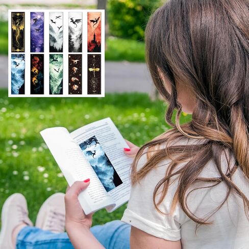 هدايا Cool Dragon Dragon - 20 PCS إشارة مرجعية رائعة لعشاق الكتب كتاب الرعب القوطية Mark Witchy Dragon Page Marker Gail in Kuwait