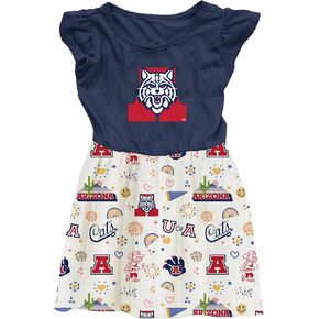Wes and Willy Girls Sports Fan College Vault Princess Dress in Kuwait