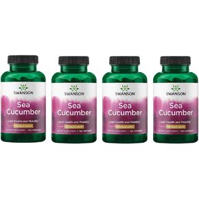 Swanson Sea Cucumber - المكمل الطبيعي الذي يعزز صحة ودعم التنقل المشترك - يدعم حماية الغضاريف وصحة الأنسجة الضامة - (100 كبسولة ، 500 ملغ لكل) in Kuwait