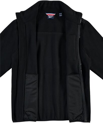 Reebok Mens Fleece Jacket - Softshell Polar Fleece Zip Up Jacket for Hiking & Workout - Lightweight Winter Jackets for Men in Saudi Arabia