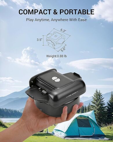 Rechargeable Automatic Card Shuffler for 1-2 Decks, Low Noise & Portable Electric Shuffling Machine for Poker, Blackjack, UNO, Texas Hold'em, Skip-Bo, Phase 10 in Kuwait