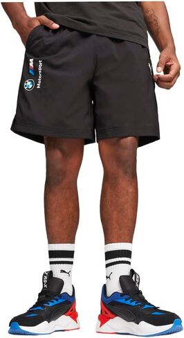 PUMA MENS MENS BMW M Motorsport Essentials المنسوجة 7 "شورت ، Black-SS24 ، S in Saudi Arabia