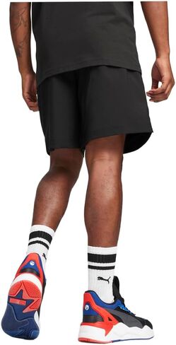 PUMA MENS MENS BMW M Motorsport Essentials المنسوجة 7 "شورت ، Black-SS24 ، S in Saudi Arabia