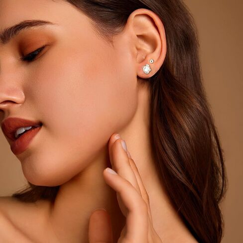 Zeffy Pearl Earrings for Women - Gold Pearl Drop Dangle Earrings Long White Pearl Statement Earrings Hypoallergenic Bride Wedding Prom Dainty Tassel Earrings Trendy Cute Pearl Jewelry Gifts Birthday in Kuwait