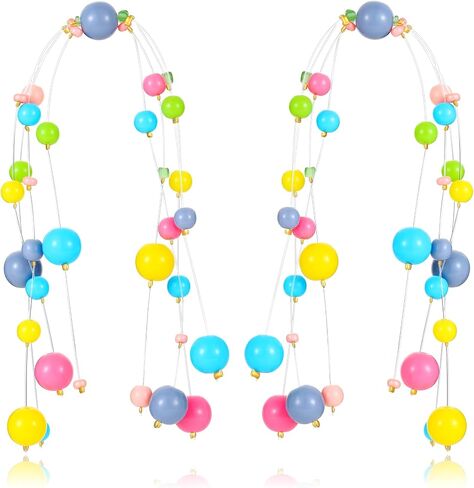 Colorful Beaded Earrings for Women – Handmade Rainbow Dangle Earrings with 925 Silver Posts, Boho Statement Jewelry for Parties, Gifts, or Everyday Style in Kuwait