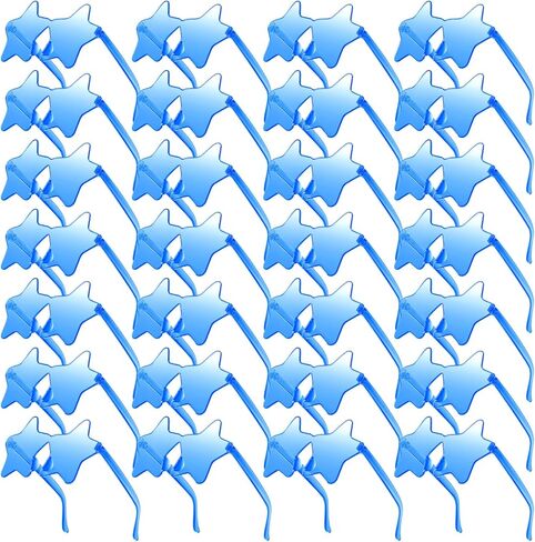 Morcheiong 10/20/30/40 Pack Star Sunglasses Colorful Rimless Sunglasses, Cool Pool Wedding Party Favor Pentagram Glasses in Saudi Arabia