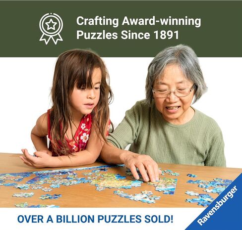 Ravensburger Rockefeller Center Joy 1000 Piece Jigsaw Holiday Puzzle for Adults - 12000420 - Handcrafted Tooling, Made in Germany, Every Piece Fits Together Perfectly in Saudi Arabia