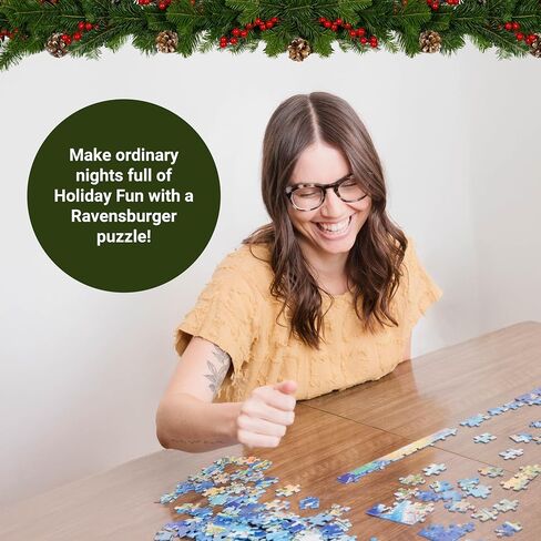 Ravensburger Rockefeller Center Joy 1000 Piece Jigsaw Holiday Puzzle for Adults - 12000420 - Handcrafted Tooling, Made in Germany, Every Piece Fits Together Perfectly in Saudi Arabia