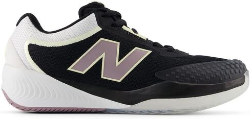 New Balance Women's FuelCell 996 V6 Tennis Shoe, Black/White/Ambient Light, 8.5 in Saudi Arabia