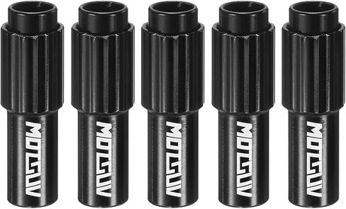 HARFINGTON 5pcs Bike Inline Cable Adjuster Aluminum Alloy Brake Cable Gear Shift Connector Indexed Inline Cable Tension Adjuster Housing Screws for Mountain and Road Bikes, Gray in Saudi Arabia