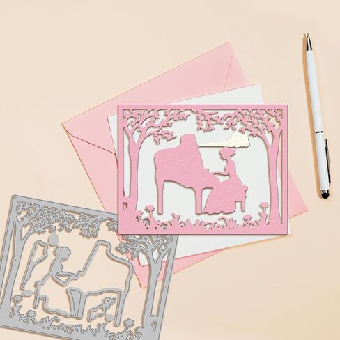GLOBLELAND Ballet Dancer Cutting Dies for DIY Scrapbooking Dancing Shoes and Clothes Metal Cut Dies Bow and Ballet Skirt Die Cut for Party Card Making Photo Album Craft Decor in Saudi Arabia
