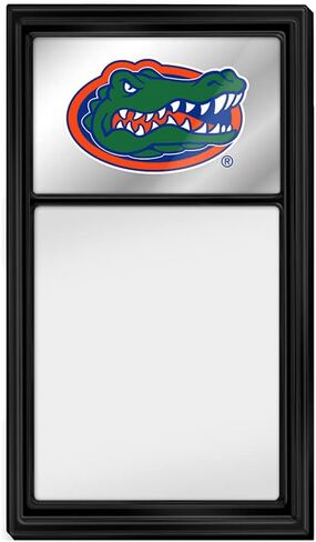 The Fan-Brand Florida Gators - لوحة ملاحظات قابلة للمسح الجاف ذات مرآة - ديكور لافتة الفريق الرياضي: المنزل، النوم، المرآب، المكتب، كهف المعجبين in Kuwait