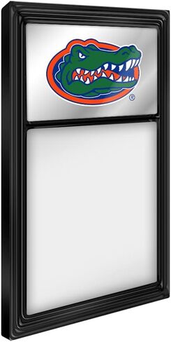 The Fan-Brand Florida Gators - لوحة ملاحظات قابلة للمسح الجاف ذات مرآة - ديكور لافتة الفريق الرياضي: المنزل، النوم، المرآب، المكتب، كهف المعجبين in Kuwait
