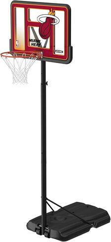 طوق كرة السلة المحمول Lifetime NBA League Edition، ارتفاع قابل للتعديل 7.5-10 قدم، لوحة خلفية مقاومة للكسر 44 بوصة، قاعدة بعجلات in Kuwait
