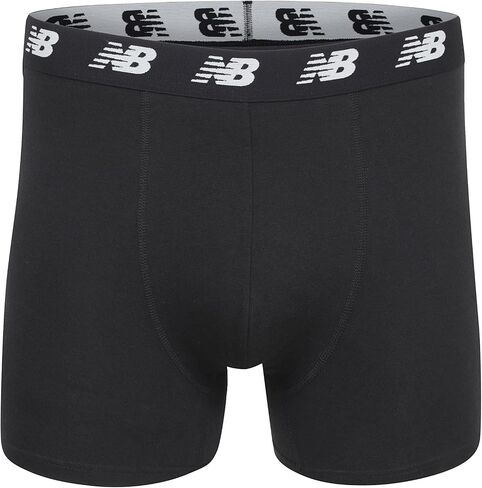New New New Men Men's No-Fly Cotton Performance Boxer Boxer ، 5 inste inseam (3 Pack) ، Prism Purple/Lead/Black ، 5x-Large in Kuwait
