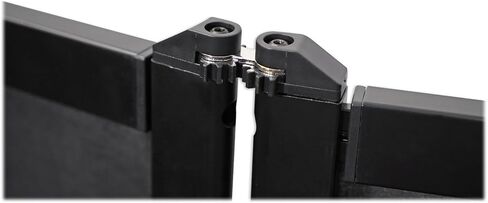 Rockville RFAAC 112x48 DJ Event Facade 7lb كشك إطار من الألومنيوم، دوران لوحة 360 درجة، سكريمات مقاومة للحريق، تصميم قابل للطي، لمنسقي الأغاني المتنقلين ومخططي الأحداث in Kuwait