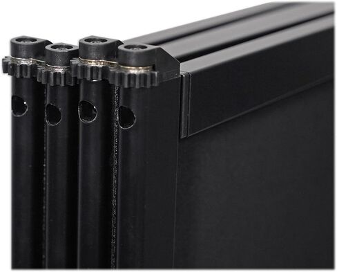 Rockville RFAAC 112x48 DJ Event Facade 7lb كشك إطار من الألومنيوم، دوران لوحة 360 درجة، سكريمات مقاومة للحريق، تصميم قابل للطي، لمنسقي الأغاني المتنقلين ومخططي الأحداث in Kuwait