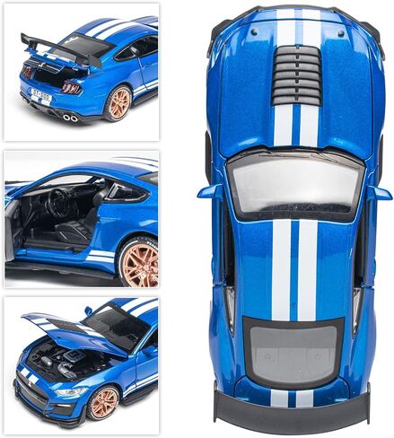 Toy Cars 1/32 Scale Gulf Oil Ford GT Diecast Cars - Light, Sound & Pull Back Function - Zinc Alloy Car Model Gift for Boys & Boyfriends in Saudi Arabia