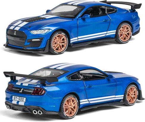 Toy Cars 1/32 Scale Gulf Oil Ford GT Diecast Cars - Light, Sound & Pull Back Function - Zinc Alloy Car Model Gift for Boys & Boyfriends in Saudi Arabia