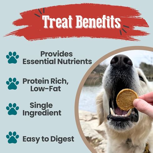 Farm To Pet - Dog Training Treats - Fish Chips, Single Ingredient, Lean, All Natural, Healthy Treats for Small, Medium, Large Dog Breeds, & Puppies, Made in USA in Saudi Arabia