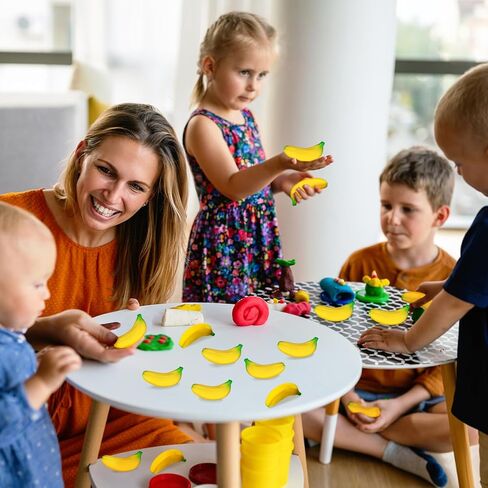 15 PCS Toys Toys Party Favors ، Bananas Stretchy Toys Pu Relief Leaff Leaving Calls ، Banana Toy for Relief Birthday Decoration Party Supplies (2.36 inch) in Kuwait