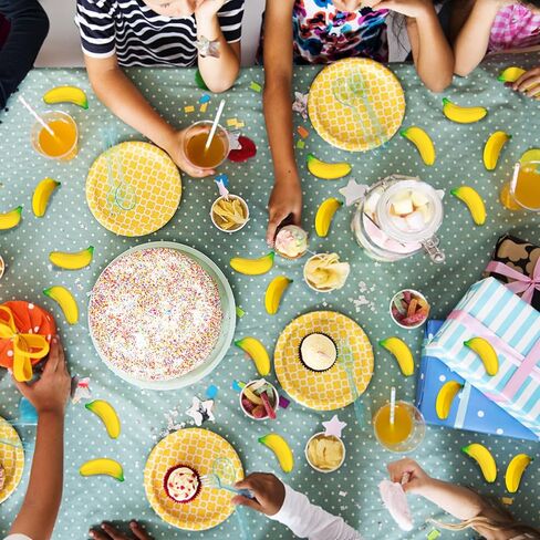 15 PCS Toys Toys Party Favors ، Bananas Stretchy Toys Pu Relief Leaff Leaving Calls ، Banana Toy for Relief Birthday Decoration Party Supplies (2.36 inch) in Kuwait