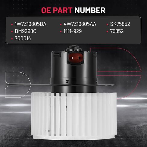 BDFHYK AC سخان السخان محرك مروحة 700245 متوافقة مع HUMMER H3 H3T ، متوافق مع الانقلاب بونتياك ، استبدال تجميع محرك منفاخ HVAC لمدة 15-80578 PM9391 in Saudi Arabia