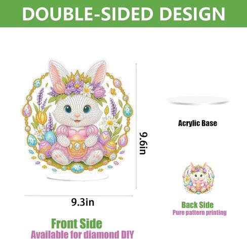 طقم زخرفة Aftop Diamond Art Ornament Eiflow للبالغين ، طقم لوحة اللوحة DIY Diy Diamonds ، اللوحة الفنية الماس الأكريليك على حامل (منزل زهرة أرجواني) in Kuwait